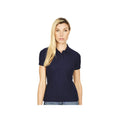 Navy - Back - Casual Classic Womens-Ladies Polo