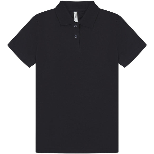 Navy - Front - Casual Classic Womens-Ladies Polo