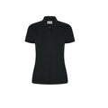 Black - Front - Casual Classic Womens-Ladies Polo