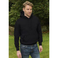 Black - Back - Casual Original Mens Pullover Hood
