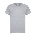 Heather Grey - Front - Casual Classic Mens Ringspun Tee