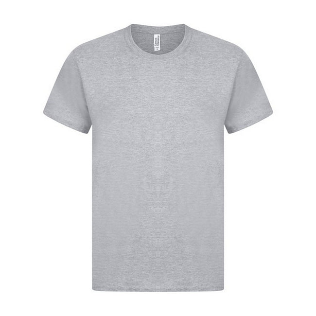 Heather Grey - Front - Casual Classic Mens Ringspun Tee