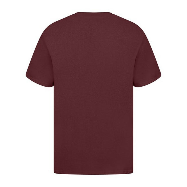 Maroon - Side - Casual Classic Mens Ringspun Tee