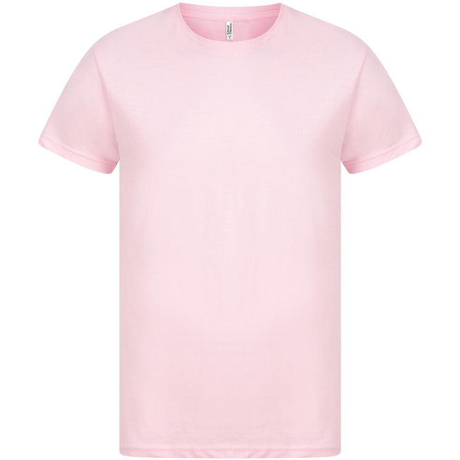 Blush Pink - Front - Casual Classic Mens Ringspun Tee