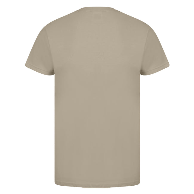 Ecru - Back - Casual Classic Mens Ringspun Tee