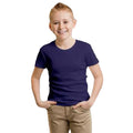 Navy - Back - Casual Classic Childrens-Kids Ringspun Tee