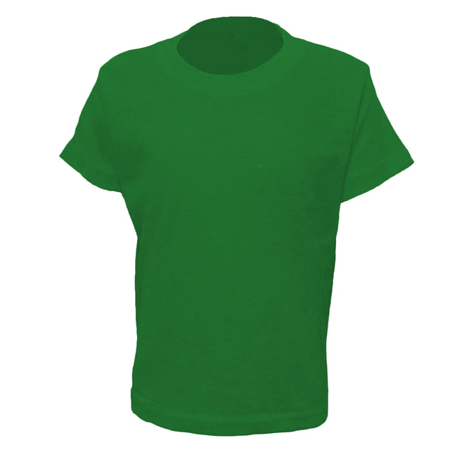 Kelly Green - Front - Casual Classic Childrens-Kids Ringspun Tee