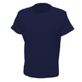 Navy - Front - Casual Classic Childrens-Kids Ringspun Tee