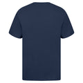 Navy - Back - Casual Classics Mens Premium Ringspun Tee