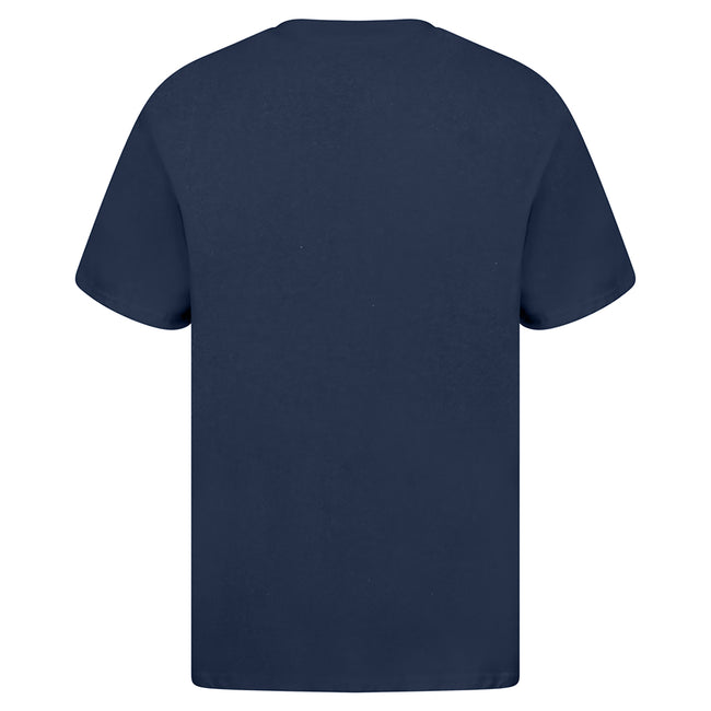 Navy - Back - Casual Classics Mens Premium Ringspun Tee
