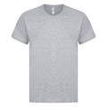 Heather Grey - Front - Casual Classics Mens Premium Ringspun Tee