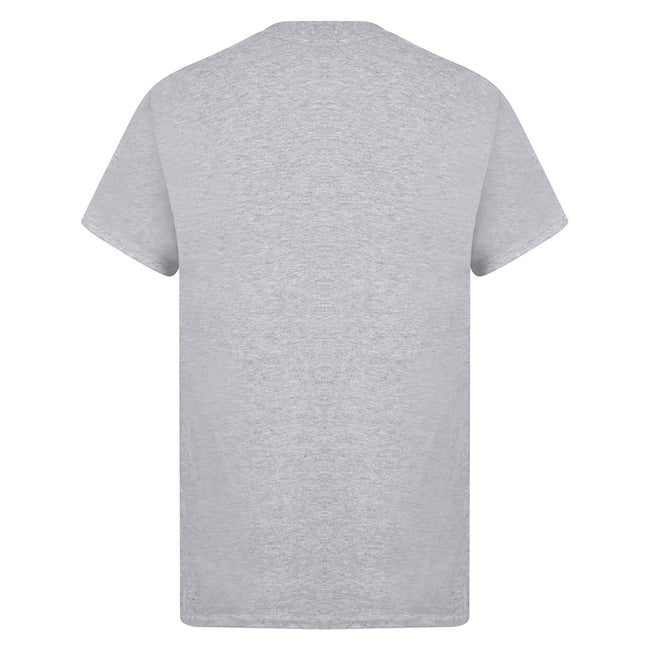 Heather Grey - Back - Casual Classics Mens Premium Ringspun Tee