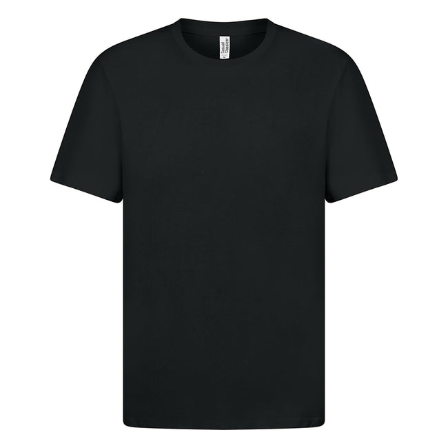 Black - Front - Casual Classics Mens Premium Ringspun Tee