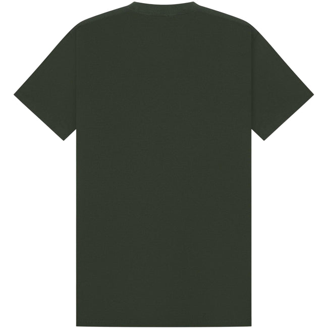 Forest Green - Back - Casual Classics Mens Premium Ringspun Tee