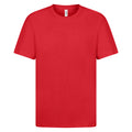 Red - Front - Casual Classics Mens Premium Ringspun Tee