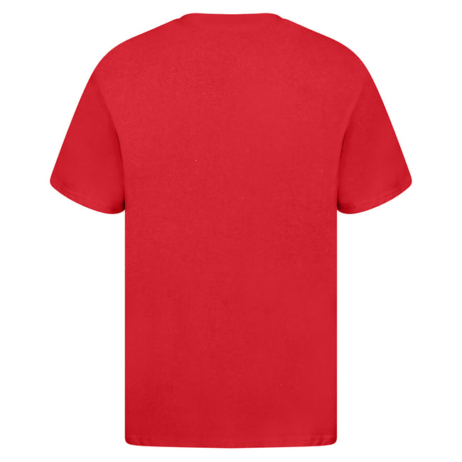 Red - Back - Casual Classics Mens Premium Ringspun Tee