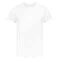 White - Front - Casual Classics Mens Premium Ringspun Tee
