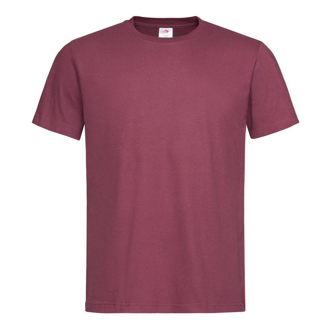 Burgundy Red - Front - Stedman Unisex Adults Classic Tee