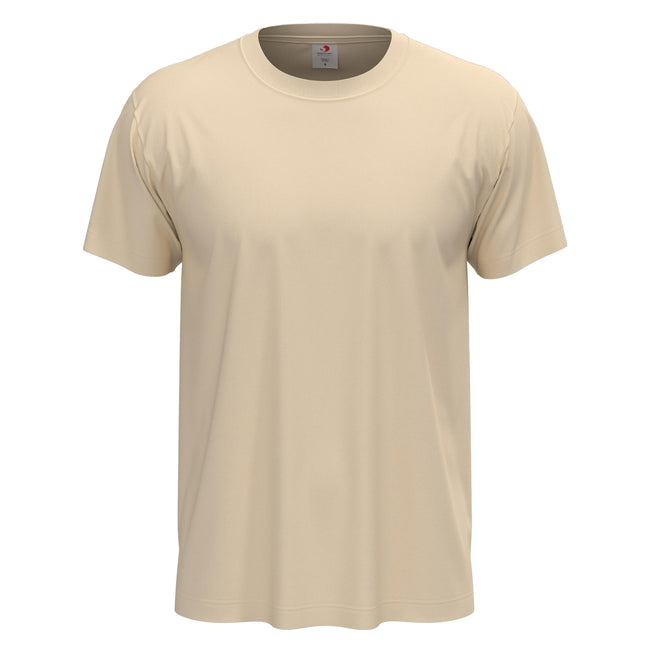 Natural - Front - Stedman Unisex Adults Classic Tee