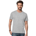 Grey Heather - Side - Stedman Mens Comfort Tee