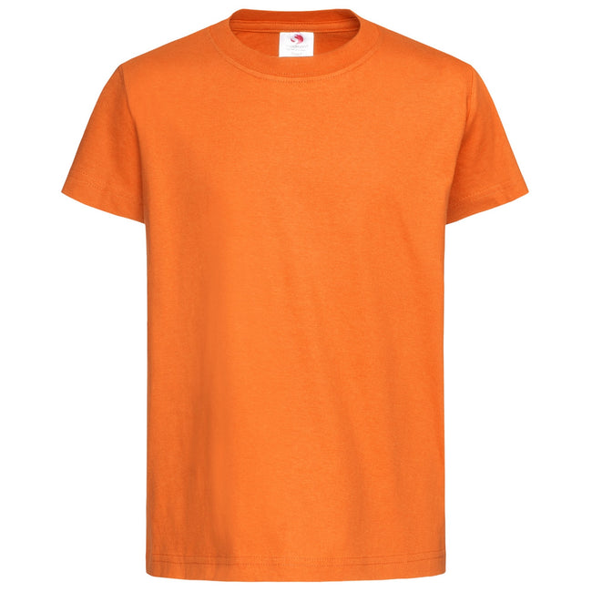 Orange - Front - Stedman Childrens-Kids Classic Tee