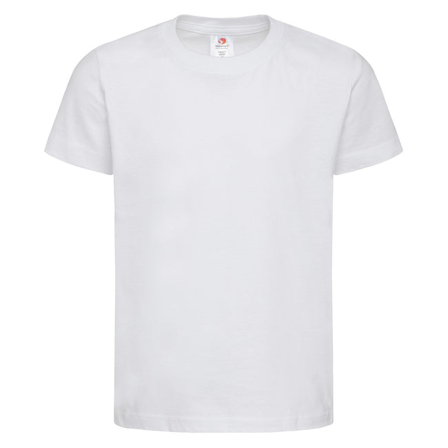 White - Front - Stedman Childrens-Kids Classic Tee