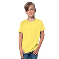 Yellow - Back - Stedman Childrens-Kids Classic Tee