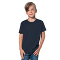 Navy - Back - Stedman Childrens-Kids Classic Tee