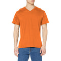 Orange - Back - Stedman Mens Classic V Neck Tee