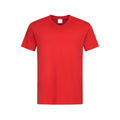 Scarlet Red - Front - Stedman Mens Classic V Neck Tee