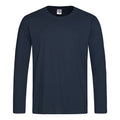 Blue Midnight - Front - Stedman Mens Classic Long Sleeved Tee
