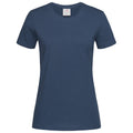 Navy - Front - Stedman Womens-Ladies Classic Tee