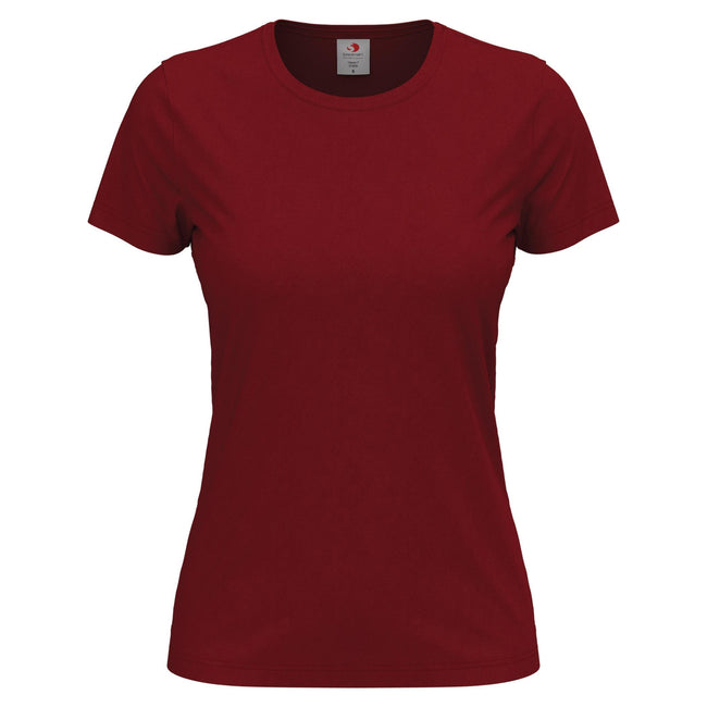 Bordeaux - Front - Stedman Womens-Ladies Classic Tee