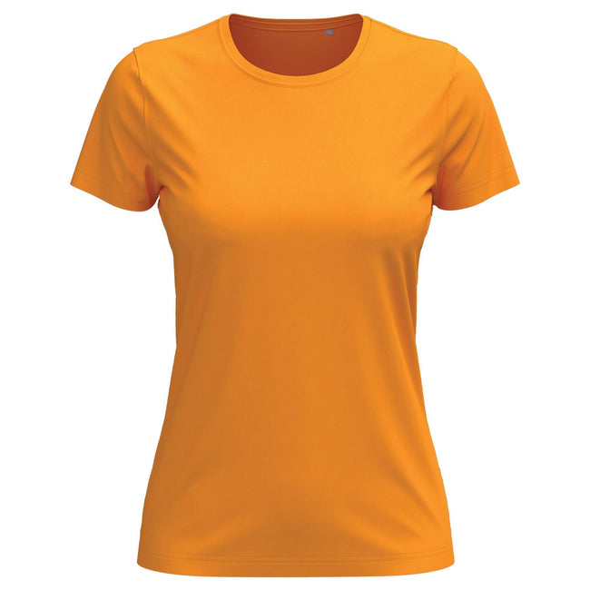 Gold - Front - Stedman Womens-Ladies Classic Tee
