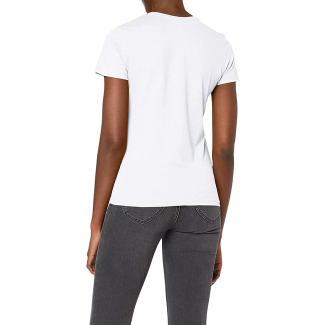 White - Back - Stedman Womens-Ladies Classic V Neck Tee