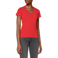 Scarlet Red - Back - Stedman Womens-Ladies Classic V Neck Tee