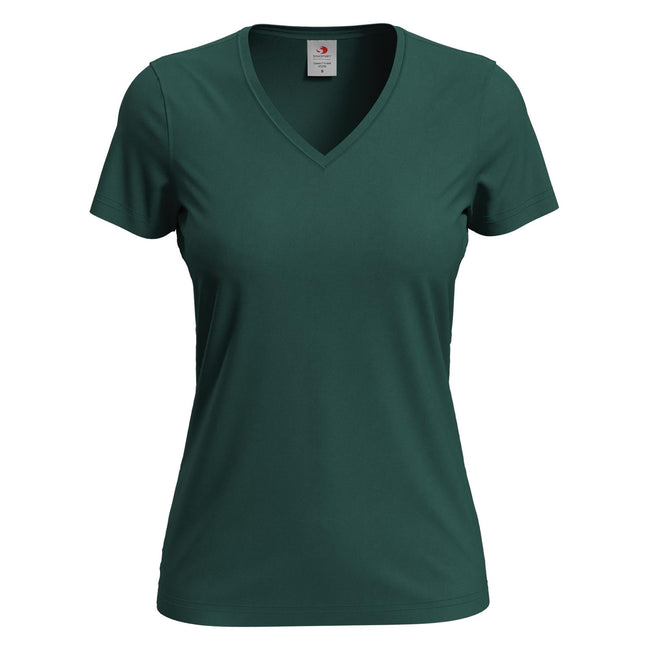 Bottle - Front - Stedman Womens-Ladies Classic V Neck Tee
