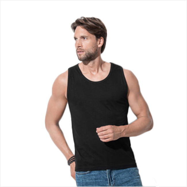 Black Opal - Back - Stedman Mens Classic Tank Top