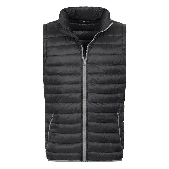 Black Opal - Front - Stedman Mens Active Padded Vest