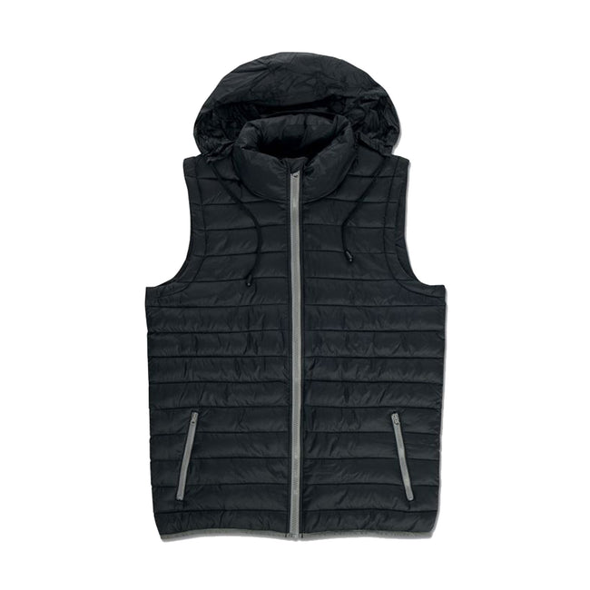 Black Opal - Back - Stedman Mens Active Padded Vest