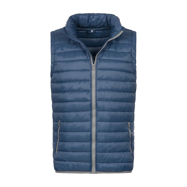Dark Blue - Front - Stedman Mens Active Padded Vest