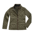 Military Green - Back - Stedman Womens-Ladies Active Quilted Jacket