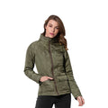 Military Green - Side - Stedman Womens-Ladies Active Quilted Jacket