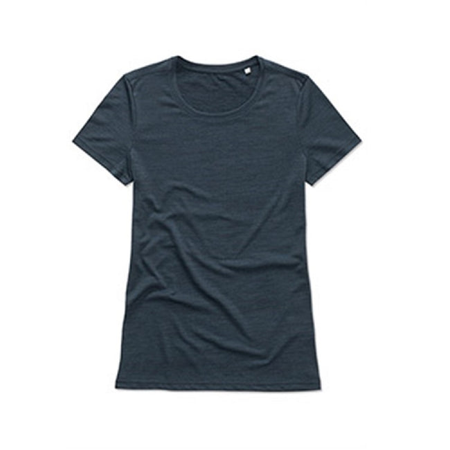Marina Heather - Front - Stedman Womens-Ladies Active Intense Tech Tee