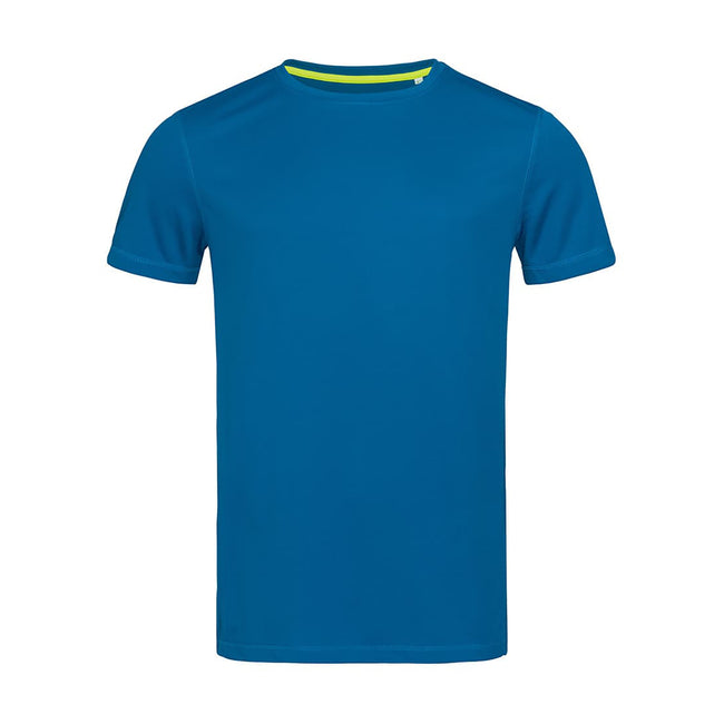 King Blue - Front - Stedman Mens Set In Mesh T-Shirt