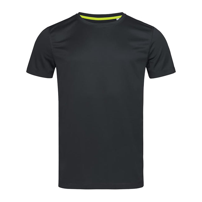 Black Opal - Front - Stedman Mens Set In Mesh T-Shirt