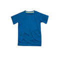 King Blue - Front - Stedman Childrens-Kids Raglan Mesh T-Shirt