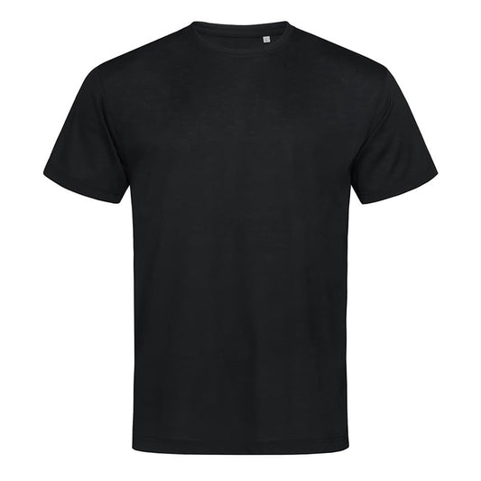 Black Opal - Front - Stedman Mens Active Cotton Touch Tee