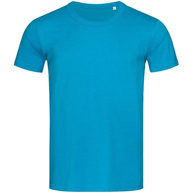 Hawaii Blue - Front - Stedman Mens Stars Ben Crew Neck Tee