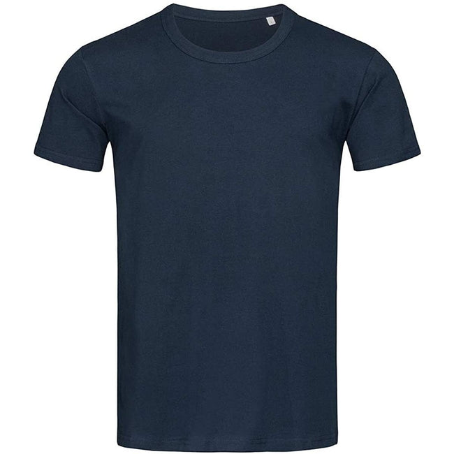Blue - Front - Stedman Mens Stars Ben Crew Neck Tee